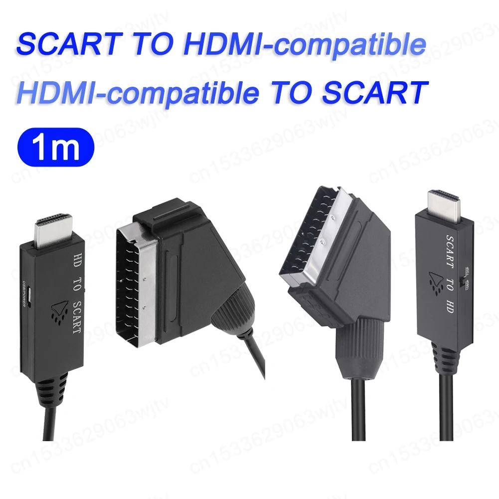 HDTV/DVD   ̺ , HD 1080p HDMI-Scart ȯ ȣȯ, Scart-HDMI ȣȯ Է 